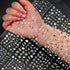 90 Sheets Silver Nail Art Stickers Holographic Laser Silver Nail Decals 3D Self Adhesive Nail Stickers for Nail Art Designs Star Line Flower Nail ...