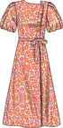 New Look Misses' Wrap Dress Sewing Pattern Kit, Code N6694, Sizes 6-8-10-12-14-16...