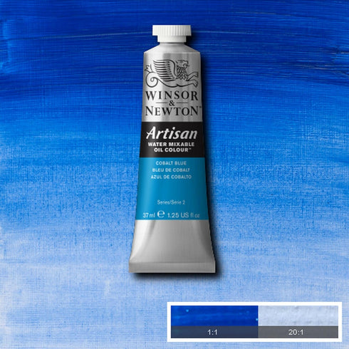 Winsor & Newton Artisan Water Mixable Oil Colour, 1.25-oz (37ml), Cobalt Blue...