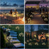 Solar Flowers Lights Garden Decor, Solar Garden Lights Outdoor Decorative,2Pack 40LED Solar Lights Outdoor Garden Waterproof Fairy Lights for Outs...