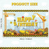 Irenare Construction Happy Birthday Backdrop Dump Truck Background Excavator Crane Birthday Party Banner Digger Excavator Truck Background Photogr...