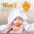 SWEETIE Rubber Pacifier Natural Rubber Pacifier Rounded 1 Count Original Natural Rubber Pacifier (0-6 Small)...