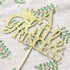 A Little Princess with Crown Cake Topper Gold Glitter Baby Birthday Party - Baby Shower, Gender Reveal Party Decoration...