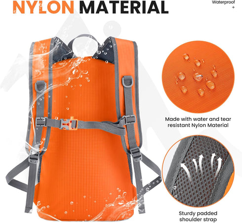 Venture Pal 35L Ultralight Lightweight Packable Foldable Travel Camping Hiking Outdoor Sports Backpack Daypack...