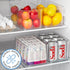 STORi Bliss 10" x 6" Open Clear Pantry Organizer Bin, Plastic Containers with Handle for Kitchen, Fridge, Cabinet, Closet, Bathrom, Undersink Stor...