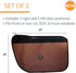 K&H Pet Products Vehicle Door Protector Tan, 2 Packs Interior Car Door Protector from Dog Scratching, Sedan and SUV Pet Protector for Car Door Scr...