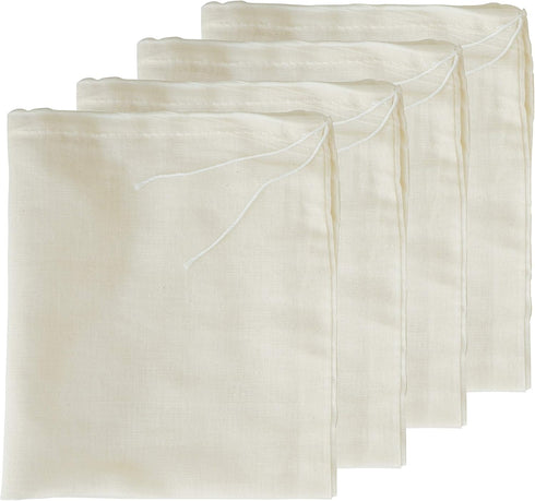 Cheesecloth Bags for Straining,Reusable Cold Brew Coffee Cheese Cloths Strainer,Large Nut Milk Tea Juice Bag,100% Natural Cotton Fine Mesh Filter ...