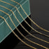 UMAOKANG 16.4 Feet Gold Stainless Steel Figaro Chains Link Spool Necklace Chain Bulk with Lobster Clasps and Jump Rings for Choker Necklaces Jewel...