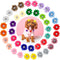 40Pcs Puppy Yorkie Dog Hair Bows Flower with Rubber Band,Pet Small Dog Girl Flower Christmas Hair Topknot Bowknot Hair Accessories Pet Grooming fo...