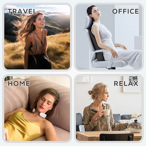 EXQUISLIFE Neck and Shoulder Relaxer, Cervical Traction Device for Muscle Tension Relief, Neck Stretcher for TMJ Pain Relief and Cervical Spine Al...