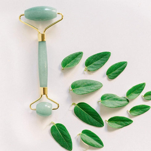 Beauty by Earth Jade Roller for Face - Face Massager Skin Care Tools with Small Eye Roller for Puffy Eyes, Face Care to Reduce Puffy Eyes, Facial ...