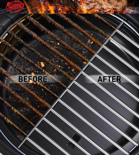 TNTOR Grill Brush with Scraper, 18" Adjustable Handle with Bottle Opener BBQ Grill Brush for Outdoor Grill/Smoker/Gas and Charcoal Grill Cleaning...