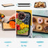 Dreamfarm Fledge Bamboo Dishwasher-Safe, Double-Sided Cutting Board with Non-Slip, Juice-Catching Flip-Up Silicone Edges - 10"x7", Bamboo...
