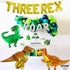 KatchOn Giant Dinosaur Balloons for Birthday Party - 48 Inch, Pack of 4 | Three Rex Party Decorations | Dinosaur Birthday Decorations...