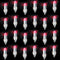 Non-Blinking LED Balloon Lights for Balloon Paper Lantern Party Decoration (Red, Pack of 24)...