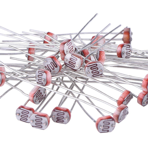 EBOOT 30 Pieces Photoresistor Photo Light Sensitive Resistor Light Dependent Resistor 5 mm (5539)...