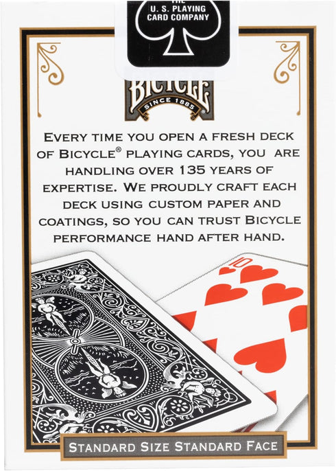 Bicycle Black Playing Cards, Standard Index, 1 Deck...