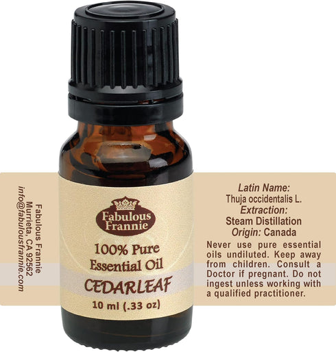 Cedar Leaf Pure Essential Oil 10ml by Fabulous Frannie...