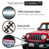Rightcar Solutions License Plate Screws (1/4" x 3/4") | Anti-Theft License Plate Fasteners | Rattle-Proof, Rust-Proof Stainless Steel Screws (Blac...