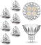ALIDE MR16 GU5.3 Led Bulbs 5W 4000K Neutral/Natural White,20W-35W Halogen Equivalent,12V MR16 Low Voltage Bulbs for Outdoor Landscape Flood Ceil T...
