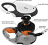 TUG 360° Tangle-Free Retractable Dog Leash with Waste Bag Dispenser (Small, White/Orange)...