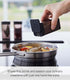 YAMAZAKI Home Spice Shaker Jar, Seasoning Container Bottle | Plastic, One Size, Black...
