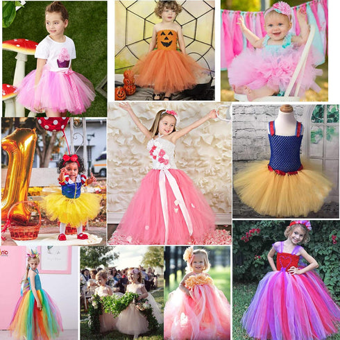 Sparkling Tulle Rolls, 15” by 30 Yards (90FT) Glitter Tulle Spool Ribbon Fabric for Wedding Birthday Bridal Shower Tutu Skirt Party Gift Wrapping(...