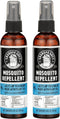 Grandpa Gus's Natural Mosquito Repellent Spray, Time-Release Plant-Based Actives, Non-Greasy, No Stains, No DEET, 4 oz (Pack of 2)...