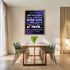 Posterizer 1 pcs-Bible Scripture-Gods Perfect Timing-Religious Posters-Typography Art-Gifts for Christians - Decor for Church, Sunday School Class...