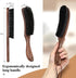BFWood Clothes Brush - Boar Bristle Lint Brush for Suits, Cashmere, Wool, Velvet, Suede and Pet Hair - Large Black Walnut Wood Handle...