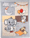 Elephant Moon Crib Quilt for Baby Boys and Girls | Microfiber Crib Comforter for Standard Size Crib | Super Soft Reversible Baby Quilted Blanket...