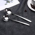 4-Piece Soup Spoons, 7.6Inch Round Stainless Steel Bouillon Spoons...