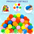 50 PCS Reusable Water Balloon, Water Balls Splash Balls Water Soaker Balls Bulk with Bag Soft Cotton Beach Balls Pool Water Toys Kids Adult Outdoo...