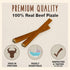 Cadet Bully Sticks for Small, Medium and Large Dogs – All-Natural Beef Pizzle, High Protein, Low Fat, Long-Lasting, Grain & Rawhide-Free Dog Chews...