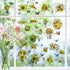 CRASPIRE 8 Sheets 8 Styles Sunflower Window Stickers Spring Summer Theme Butterfly Stickers Window Clings Wall Decor Decals for Fridge Bedroom Liv...
