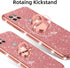 for Moto One 5G Ace (One 5G UW Ace) Case, Case for Girls Women Glitter Cute Soft Cover with Ring Kickstand Shockproof Protective Phone Case for Mo...