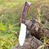 Nessmuk Knife Bushcraft Knives 9 Inches Hunting Fixed Blade Knife, Full Tang Bowie Knife, Outdoor Survival Skinning knife, Camping knife, Hunting ...