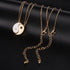 LUX ACCESSORIES Ying Yang Twins Emoji symbol BFF Pendent Friendship Necklaces Gift for Friends (Gold)...