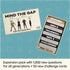 Mind The Gap Just The Questions, Expansion Pack with 1000 New Questions for All Generations + 50 New Challenge Cards...