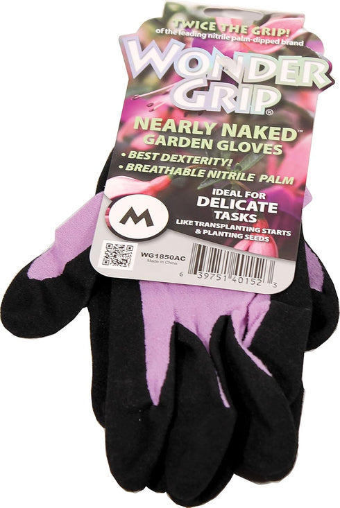 Wonder Grip Nearly Naked Gloves, Medium, Assorted Colors...