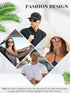 Weewooday 6 Pairs Large Polarized Clip on Sunglasses UV Protection Driving Clip on Sunglass Colorful Flip Frame Glasses for Women Men Eyeglasses...