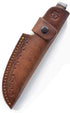 Premium knife sheath with belt clip – handmade knife holster made of genuine buffalo leather – knife leather pouch for hunting & kitchen – Tommy b...