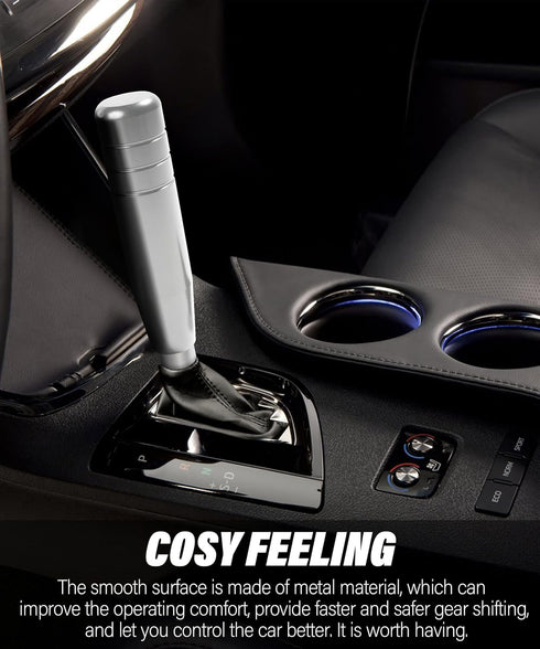 Gear Stick Shifter Knobs,Heavy Weighted Shift Knob Car Shift Head Knob with 3 Threaded Adapters,Aluminum Alloy Car Gear Weighted Stick Shift Lever...