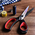 LIVINGO Premium Tailor Scissors Heavy Duty Multi-Purpose Titanium Coating Forged Stainless Steel Sewing Fabric Leather Dressmaking Comfort Grip Sh...