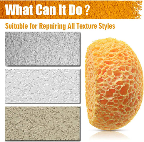 LAVEVE Knockdown Texture Sponge for Wall and Drywall Patch/Repair - Home Decor DIY Painting Ceiling Wall Texture - 2 Pcs...