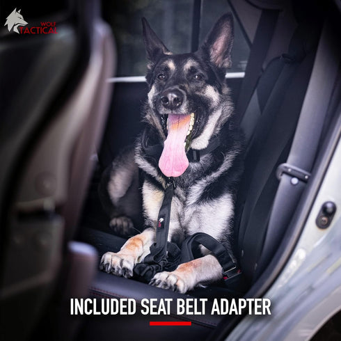 WOLF TACTICAL Bungee Dog Leash No Pull Dog Leash Large Dogs - Dog Leashes for Large Dogs Heavy Duty Dog Leash...