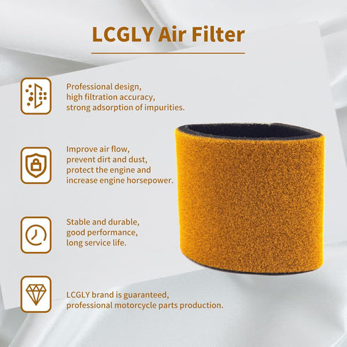 Air Filter 11013-1275 & Oil Filter & Spark Plug Compatible with Kawasaki KLF220 KLF250 KLF300 Bayou 220 250 300 4x4 ATV 1999-2011...