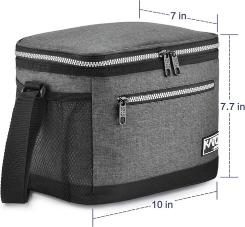 Tirrinia Insulated Lunch Box for Men/Women, Leakproof Lunch Bag for School Work, Large Lunch Tote Kids Boys Girls Student Back to School, Soft Coo...