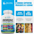10 in 1 Immune System Support Supplement - Vitamin C (1000 mg), Quercetin, Vitamin D3 (5000iu), Zinc (40 mg), Elderberry, Echinacea, Turmeric, Gin...