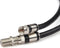 GTOTd Coaxial Cable (3 Feet) with RG6 Coax Cable Connector (and F-Type Cable Extension Adapter) Black Coax Satellite TV 75 Ohm Thin Coaxial Cable ...